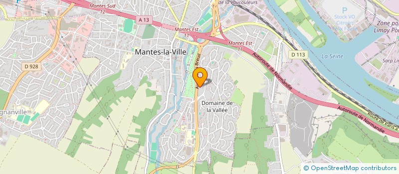localisation de l'entreprise ASS SPORTIVE CULTURELLE DOMAINE VALLEE  MANTES-LA-VILLE