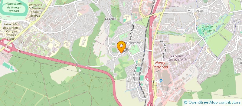 localisation de l'entreprise ASS SPORTIVE CULTURELLE ECOLE ELEMENT.  HOUDEMONT