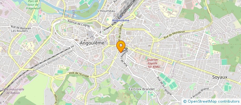 localisation de l'entreprise ASS SPORTIVE CULTURELLE ENTRAIDE EQUIPEMENT à ANGOULEME