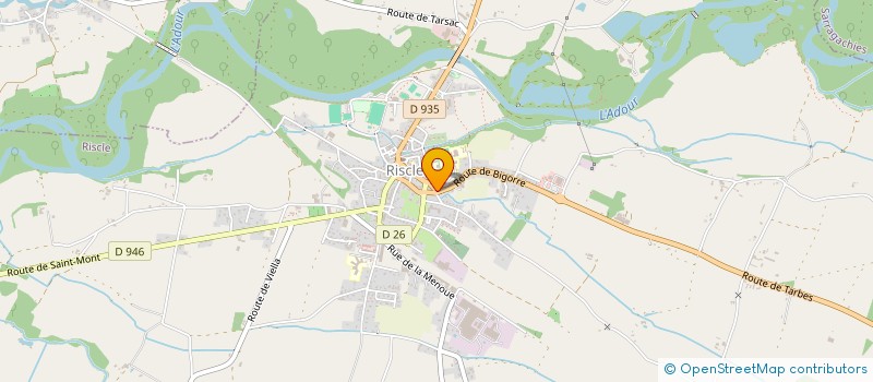 localisation de l'entreprise ASS SPORTIVE CULTURELLE LYCEE AGRICOLE RISCLE  RISCLE