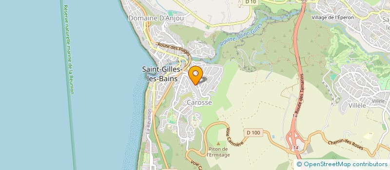 localisation de l'entreprise ASS SPORTIVE CULTURELLE SAINT GILLES à SAINT-PAUL