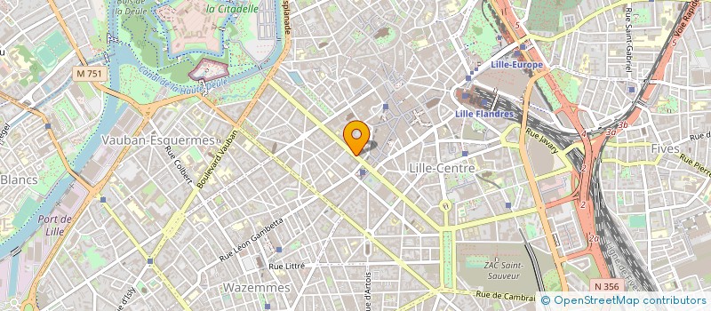 localisation de l'entreprise ASS SPORTIVE CYCLISTE EAUX DU NORD à LILLE