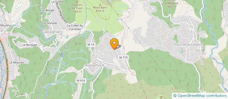 localisation de l'entreprise ASS SPORTIVE D'ASPREMONT à ASPREMONT