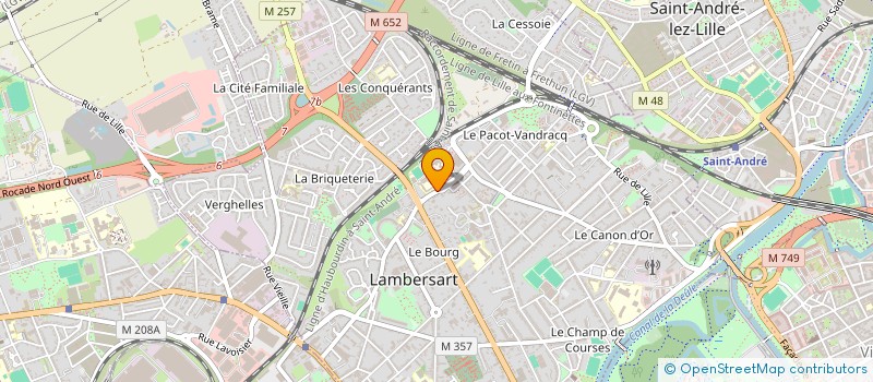 localisation de l'entreprise ASS SPORTIVE D SAVIO à LAMBERSART