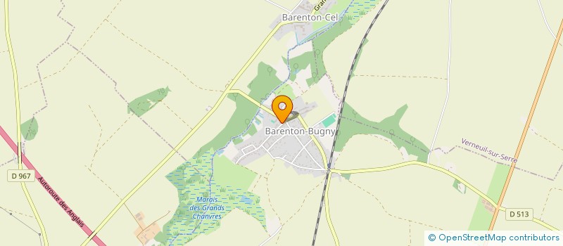 localisation de l'entreprise ASS SPORTIVE DE BARENTON-BUGNY FOOTBALL à BARENTON-BUGNY