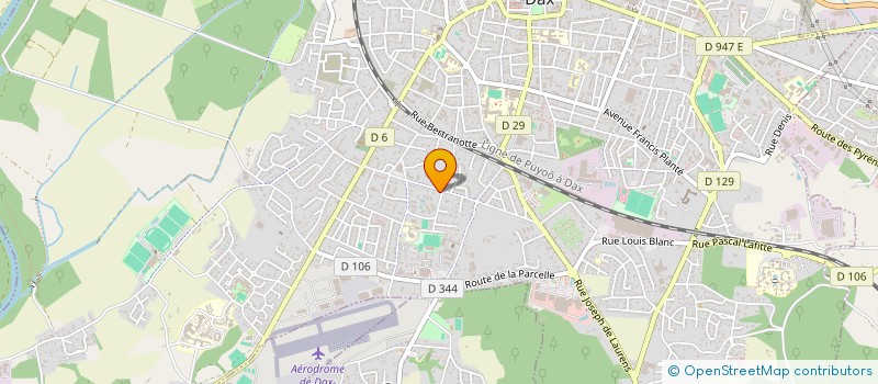 localisation de l'entreprise ASS SPORTIVE DE BERRE à DAX