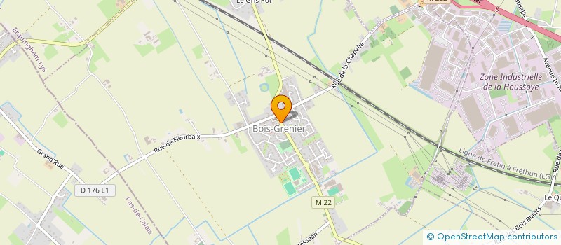 localisation de l'entreprise ASS SPORTIVE DE BOIS GRENIER  BOIS-GRENIER