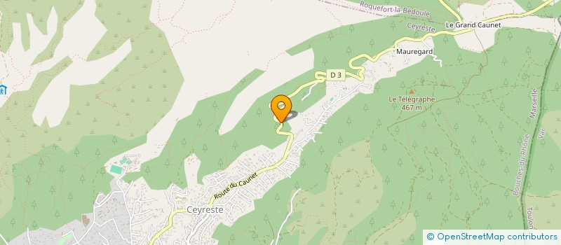 localisation de l'entreprise ASS SPORTIVE DE CEYRESTE  LA CIOTAT