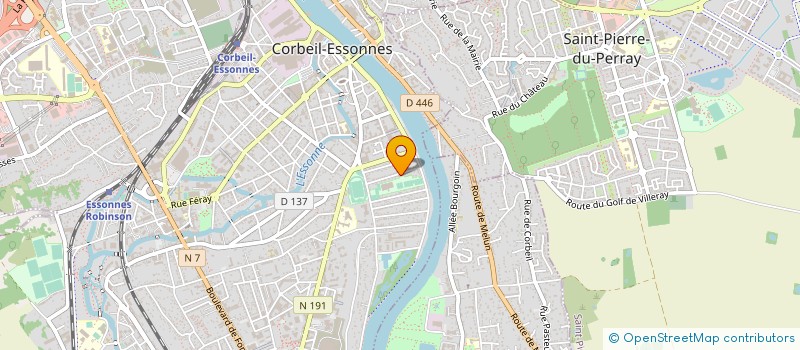 localisation de l'entreprise ASS SPORTIVE DE CORBEIL-ESSONNES à CORBEIL-ESSONNES