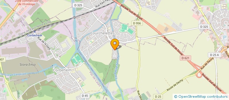 localisation de l'entreprise ASS SPORTIVE DE COURCHELETTES  COURCHELETTES