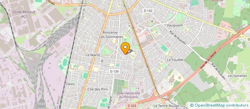 localisation de l'entreprise ASS SPORTIVE DE KARTING DE L'ACO à LE MANS