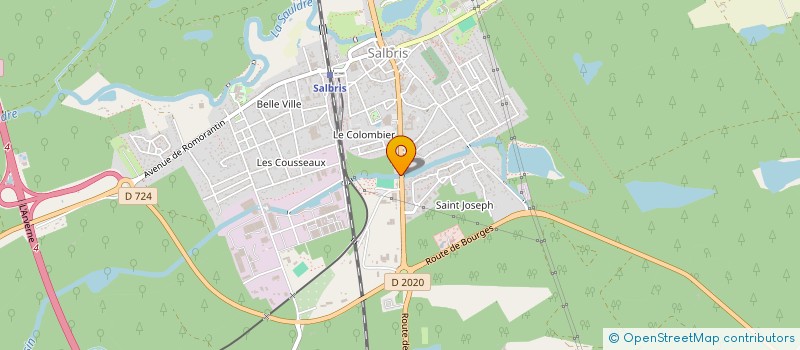 localisation de l'entreprise ASS SPORTIVE DE KARTING SALBRIS  SALBRIS