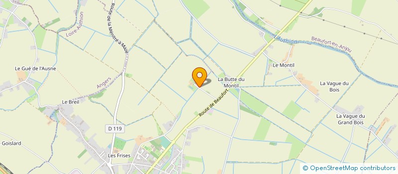 localisation de l'entreprise ASS SPORTIVE DE L AUTHION ET LOIRE  LA MENITRE