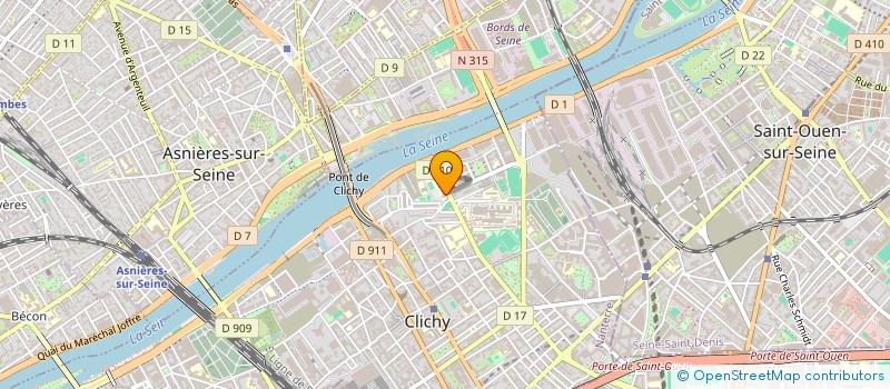 localisation de l'entreprise ASS SPORTIVE DE L ECOLE NATIONALE DE RADIOTECHNIQUE ET D ELECTRICITE APPLIQUEE à CLICHY