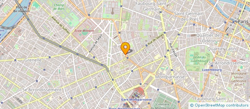 localisation de l'entreprise ASS  SPORTIVE DE L'I N J A  PARIS