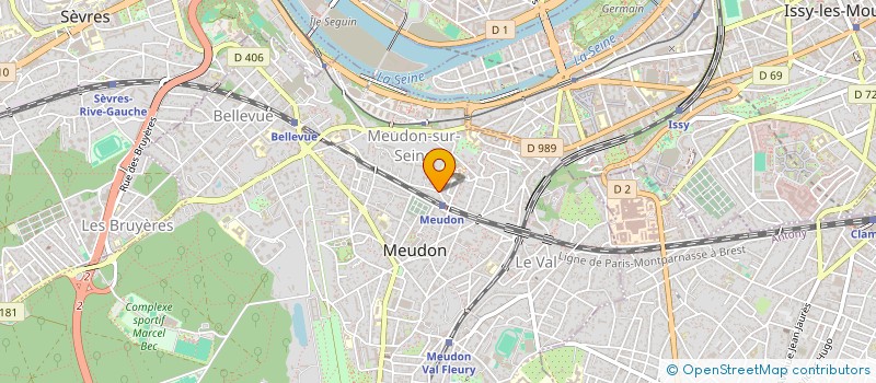 localisation de l'entreprise ASS SPORTIVE DE L INSTITUT NOTRE DAME à MEUDON