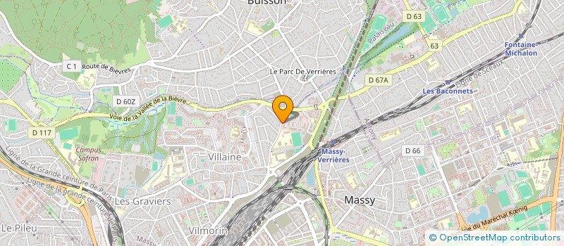 localisation de l'entreprise ASS SPORTIVE DE LA C.R.S NUMERO 5 à MASSY