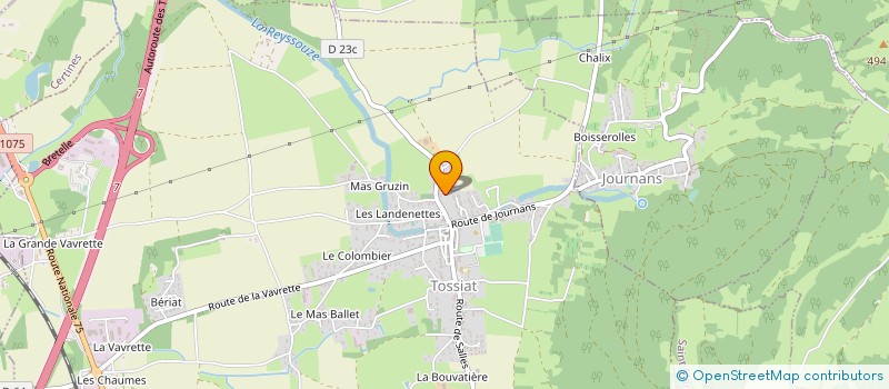 localisation de l'entreprise ASS SPORTIVE DE MONTAGNAT à MONTAGNAT