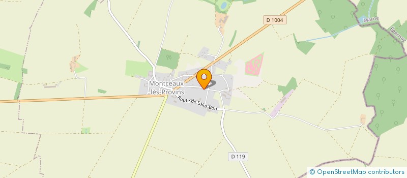 localisation de l'entreprise ASS SPORTIVE DE MONTCEAUX LES PROVINS  MONTCEAUX-LES-PROVINS