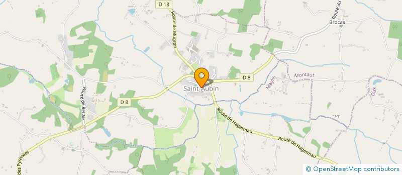 localisation de l'entreprise ASS SPORTIVE DE NERBIS  NERBIS