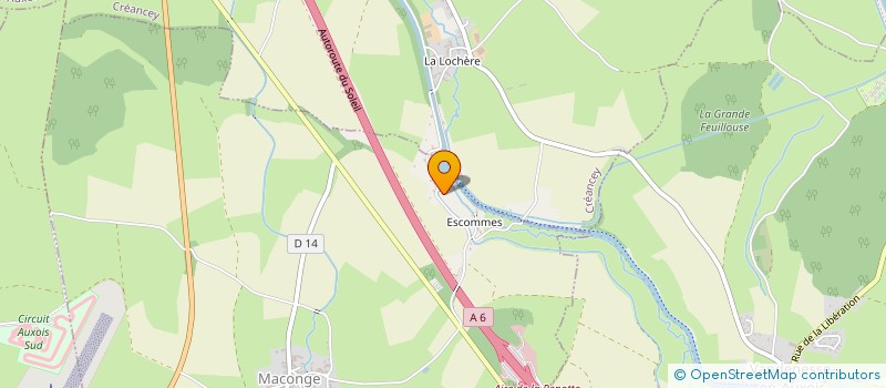 localisation de l'entreprise ASS SPORTIVE DE POUILLY  POUILLY-EN-AUXOIS