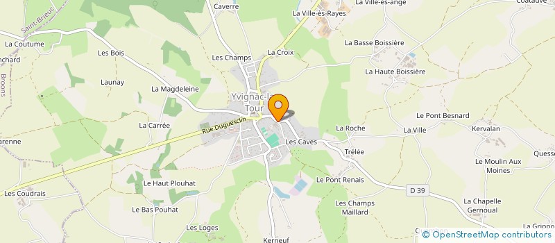 localisation de l'entreprise ASS SPORTIVE DE RAMES ET JOUTES NAUTIQUE DU PAYS DE DINAN  GUITTE