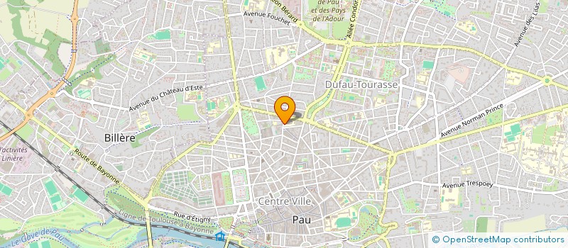 localisation de l'entreprise ASS SPORTIVE DE SAINT MAUR à PAU