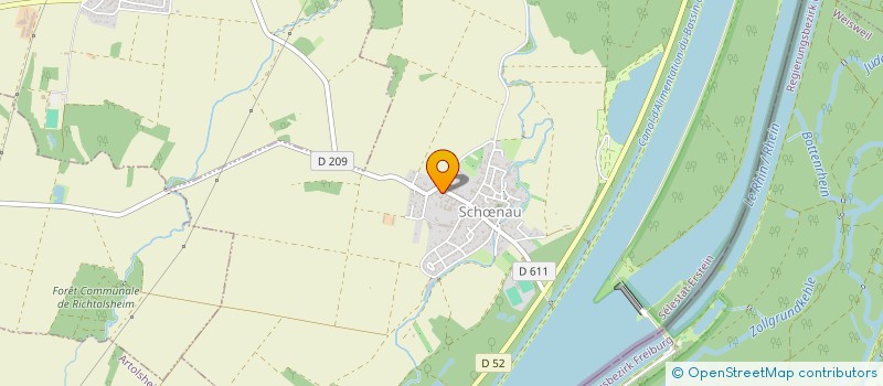 localisation de l'entreprise ASS SPORTIVE DE SCHOENAU  SCHNAU