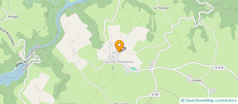 localisation de l'entreprise ASS SPORTIVE DE TERJAT  TERJAT