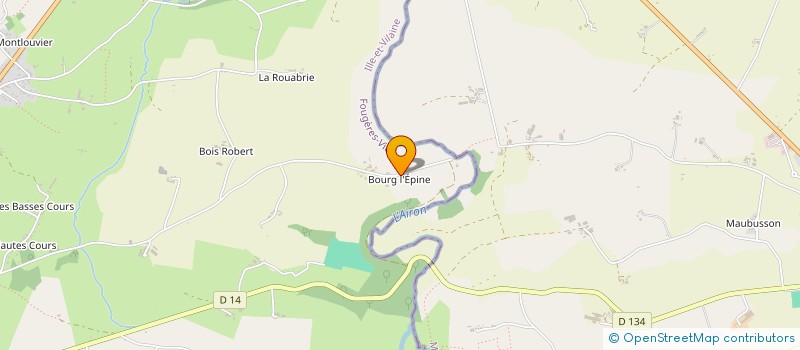 localisation de l'entreprise ASS SPORTIVE DES BLEUETS à LA BAZOUGE-DU-DESERT
