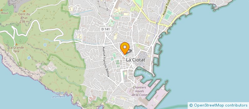 localisation de l'entreprise ASS SPORTIVE DES BOULOMANES CIOTADENS  LA CIOTAT