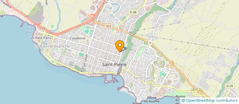 localisation de l'entreprise ASS SPORTIVE DES HANDICAPES PHYSIQUES à SAINT-PIERRE