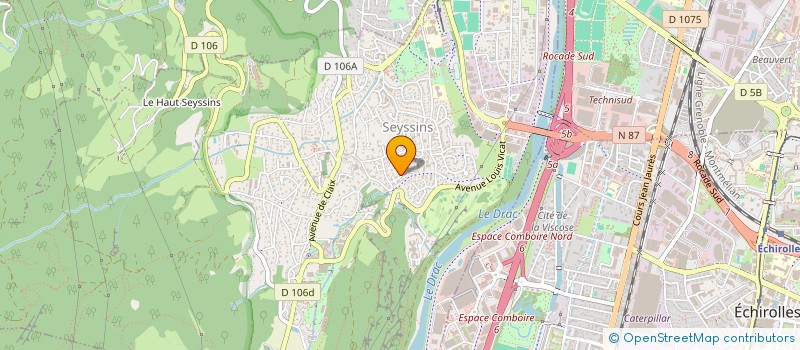 localisation de l'entreprise ASS SPORTIVE DES MUNICIPAUX à SEYSSINS