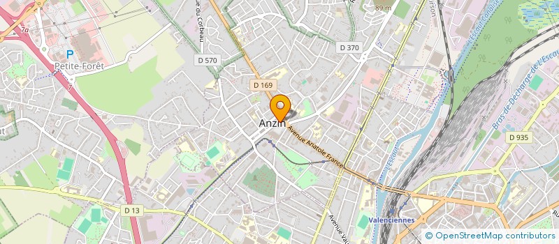 localisation de l'entreprise ASS SPORTIVE DES POLICIERS MUNICIPAUX à ANZIN