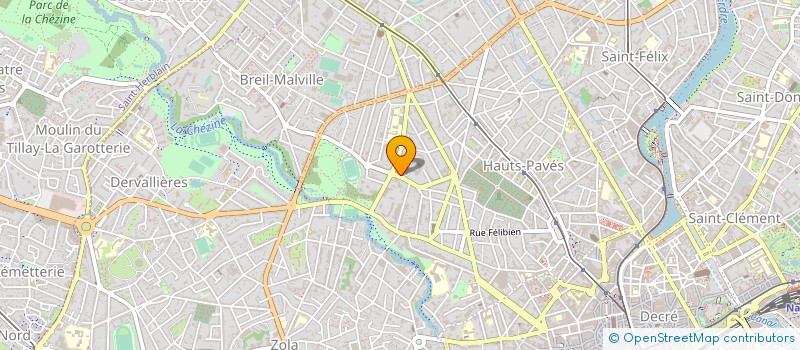 localisation de l'entreprise ASS SPORTIVE DES PTT à NANTES