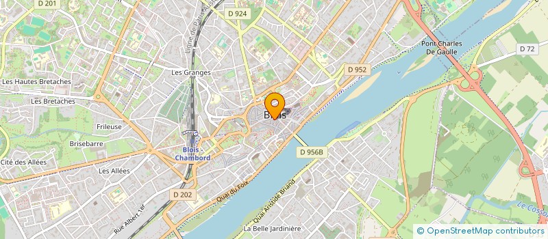 localisation de l'entreprise ASS SPORTIVE DES PTT  BLOIS