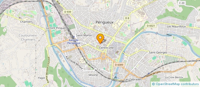 localisation de l'entreprise ASS SPORTIVE DES PTT HOTEL DES POSTES à PERIGUEUX