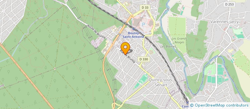localisation de l'entreprise ASS SPORTIVE DES RANDONNEURS DE QUINCY SOUS SENART à QUINCY-SOUS-SENART