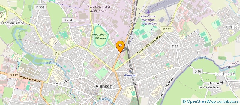 localisation de l'entreprise ASS SPORTIVE DES TRAVAILLEURS MAINE NORMANDS ALENCONNAIS à ALENCON
