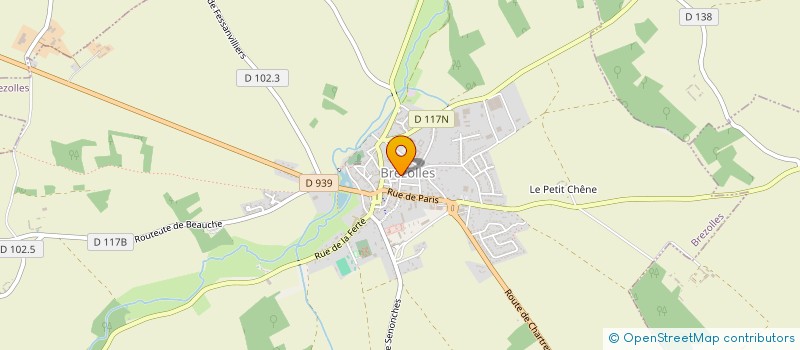 localisation de l'entreprise ASS SPORTIVE DU CE G DE BREZOLLES à BREZOLLES