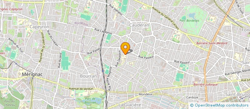 localisation de l'entreprise ASS SPORTIVE DU CENTRE F P A à BORDEAUX