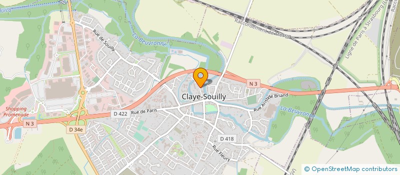 localisation de l'entreprise ASS SPORTIVE DU CES DE CLAYE SOUILLY à CLAYE-SOUILLY