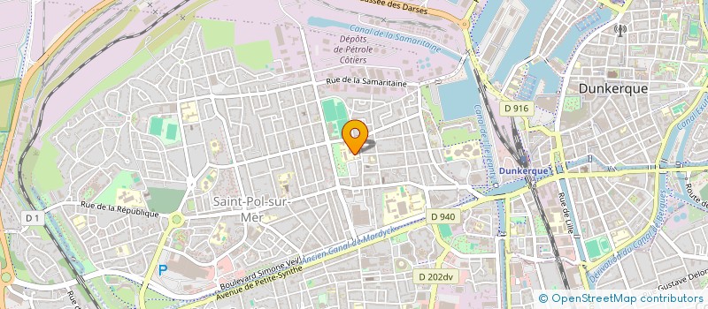 localisation de l'entreprise ASS SPORTIVE DU CES MIXTE DE ST POL SUR MER à DUNKERQUE