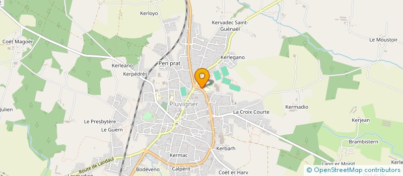 localisation de l'entreprise ASS SPORTIVE DU CES PUBLIC DE PLUVIGNER  PLUVIGNER
