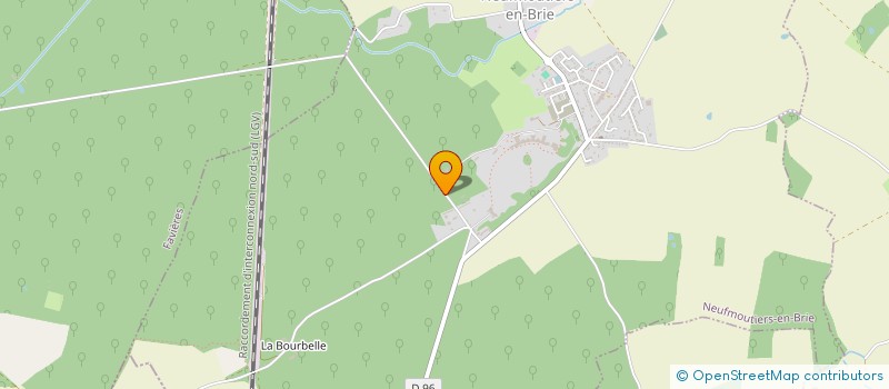 localisation de l'entreprise ASS SPORTIVE DU CMPA  NEUFMOUTIERS-EN-BRIE