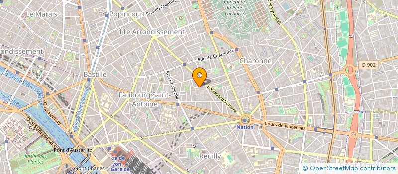 localisation de l'entreprise ASS SPORTIVE DU COLL PILATRE DE ROZIER  PARIS