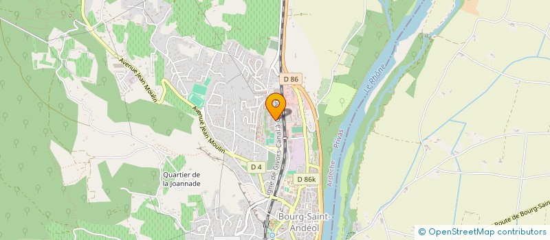 localisation de l'entreprise ASS SPORTIVE DU COLLEGE à BOURG-SAINT-ANDEOL