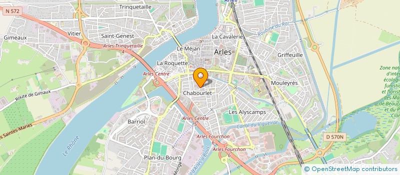 localisation de l'entreprise ASS SPORTIVE DU COLLEGE AMPERE  ARLES