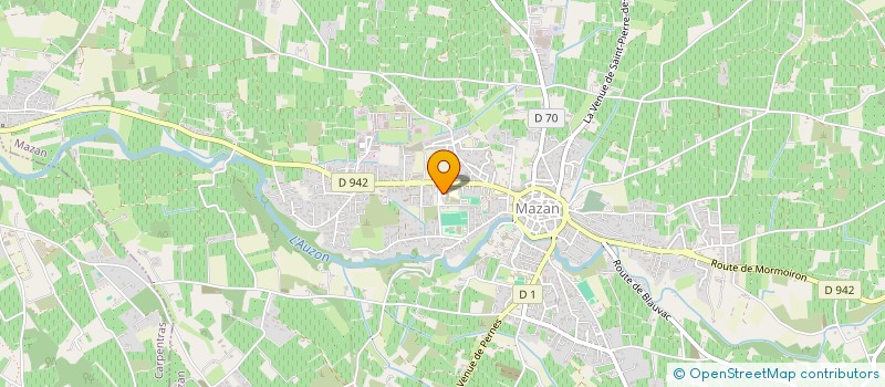 localisation de l'entreprise ASS SPORTIVE DU COLLEGE ANDRE MALRAUX DE MAZAN à MAZAN