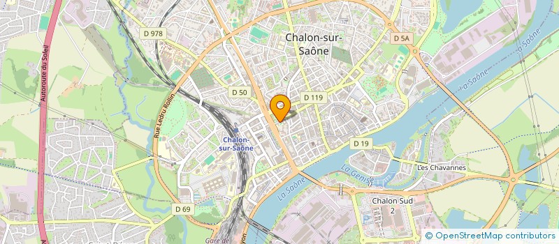 localisation de l'entreprise ASS SPORTIVE DU COLLEGE CAMILLE CHEVALLIER à CHALON-SUR-SAONE